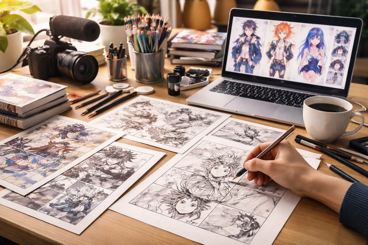 Comment se lancer dans la création d'un manga et d'un anime
