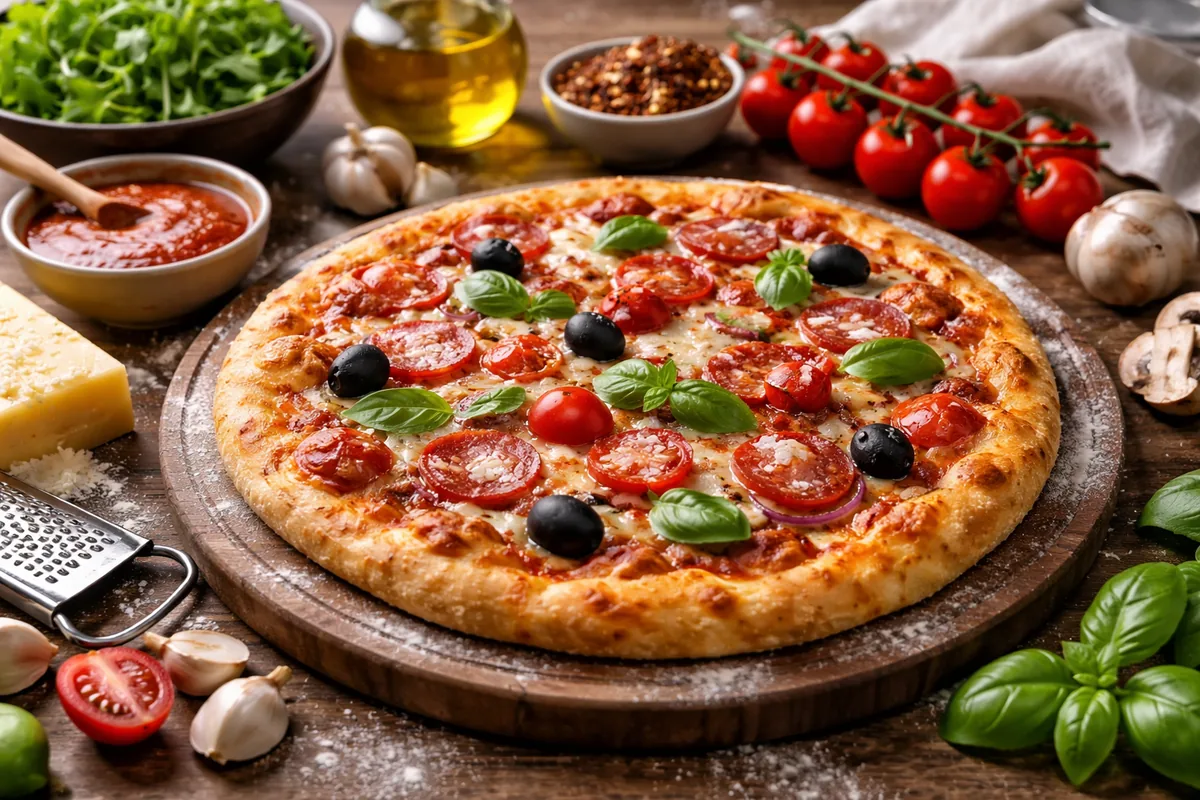 Comment faire une pizza maison croustillante avec des recettes variées