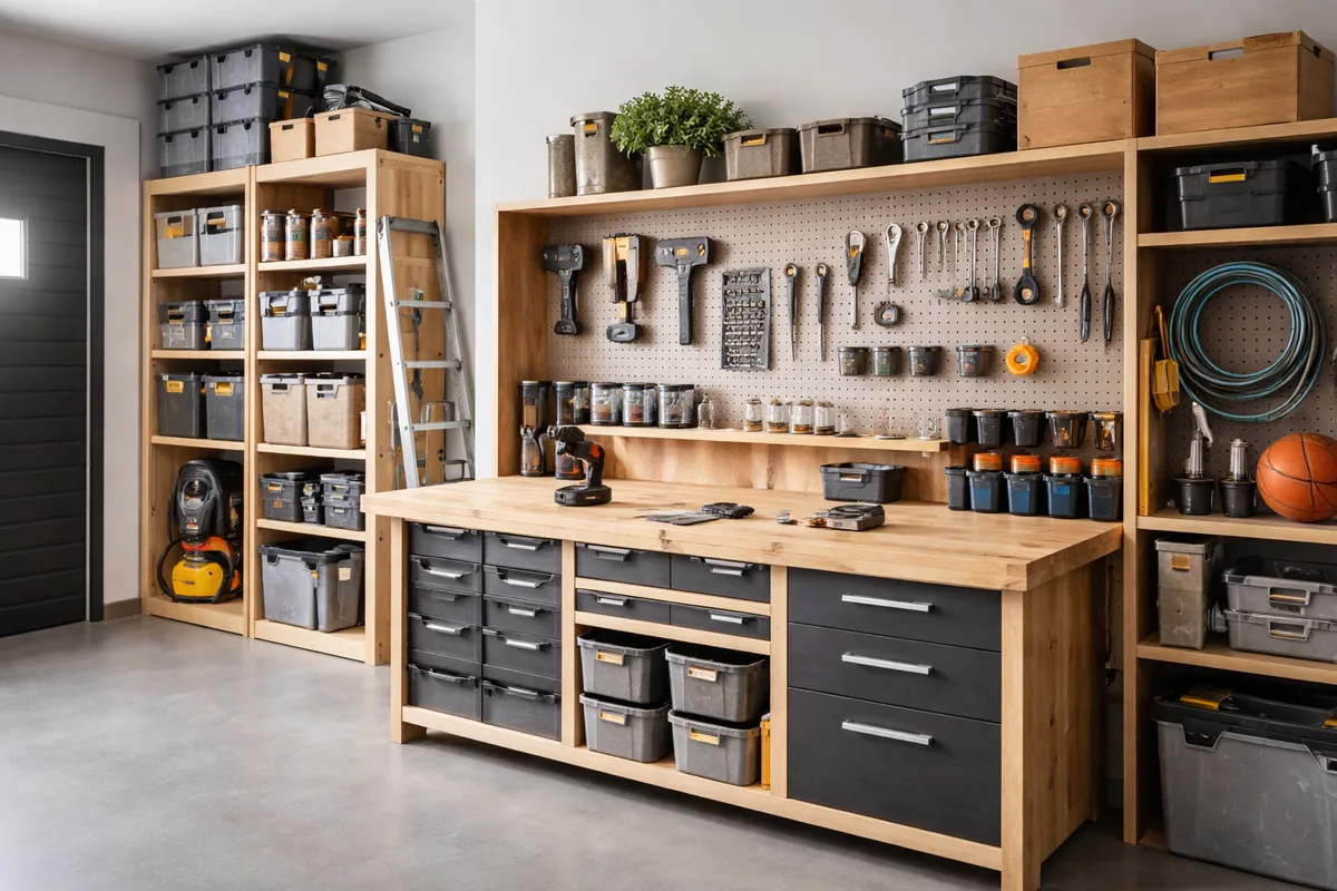 Comment créer des rangements pratiques pour un garage avec du bricolage